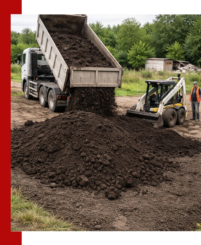 Поставка плодородной земли с доставкой самосвалом в Магадане