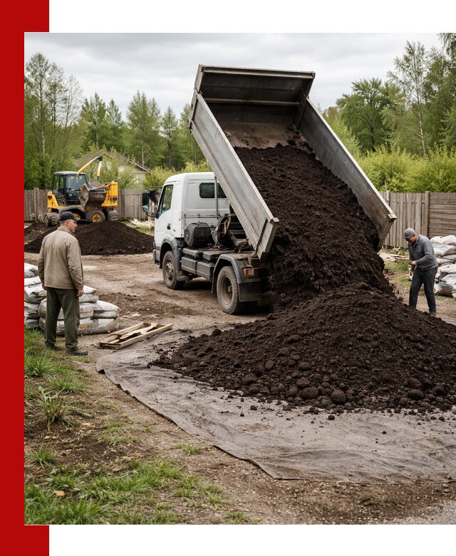 Доставка качественного почвогрунта в Магадане оптом и в розницу