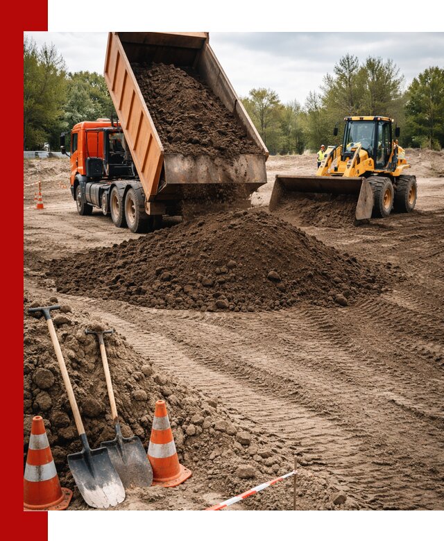 Поставка и доставка планировочного грунта в Магадане
