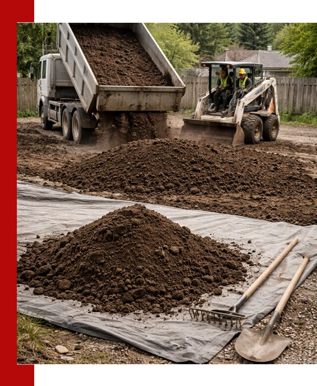 Грунт для отсыпки участка с доставкой в Магадане