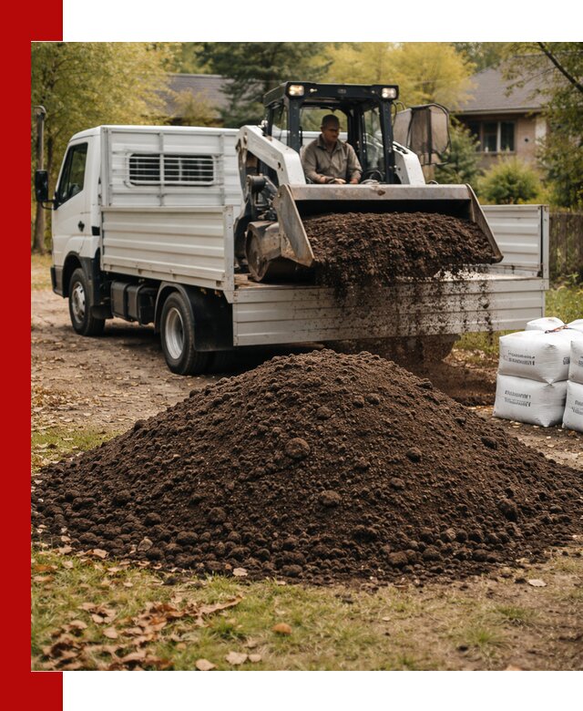 Доставка садовой земли в больших объёмах в Магадане