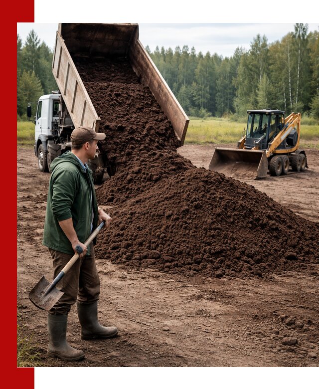 Купить верховой торф с доставкой в Магадане для садоводства и растений