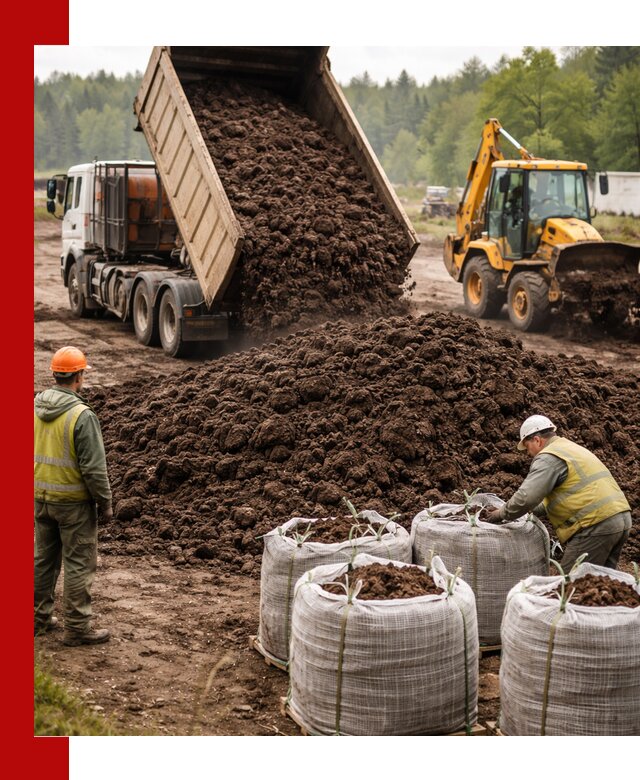 Доставка нейтрального торфа в Магадане оптом и в розницу