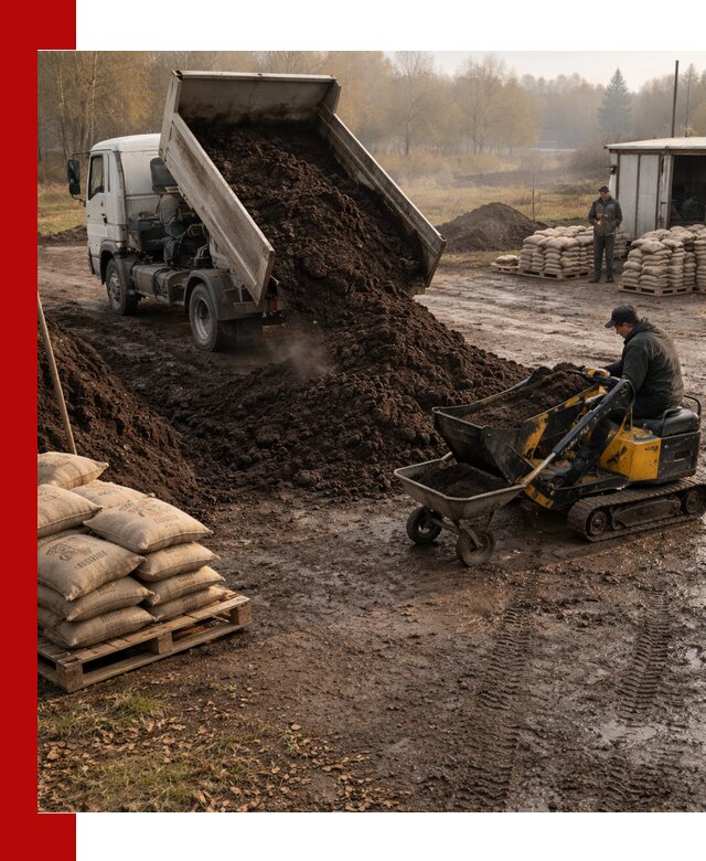 Кислый торф в доставке по выгодным ценам в Магадане