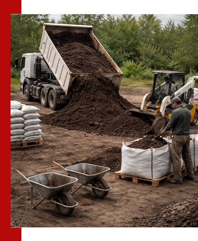 Доставка и продажа торфогрунта в Магадане оптом и в розницу