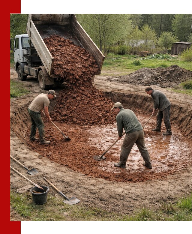 Купить качественную глину для пруда в Магадане