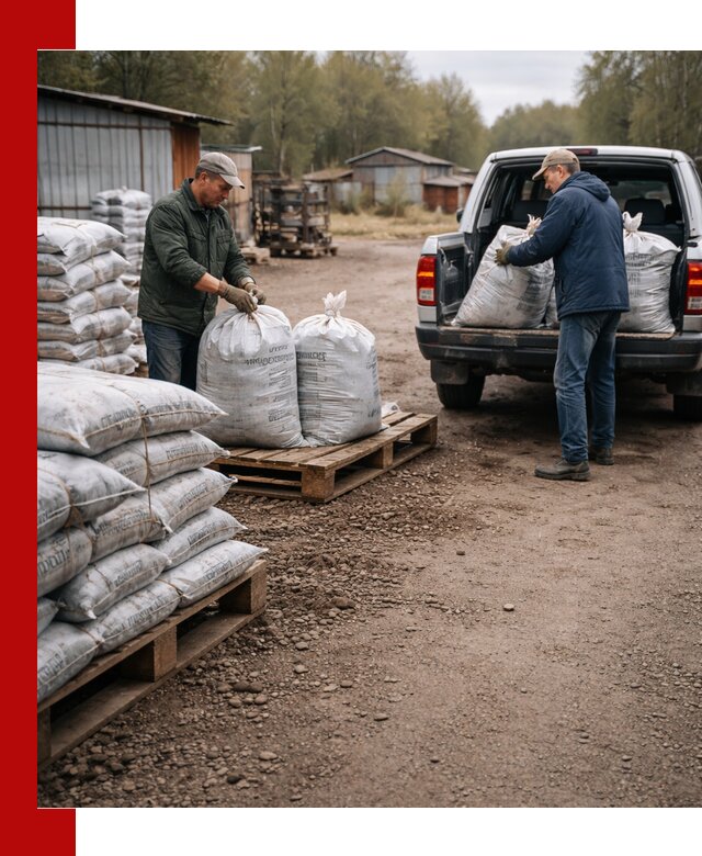 Купить конский навоз в мешках с доставкой в Магадане