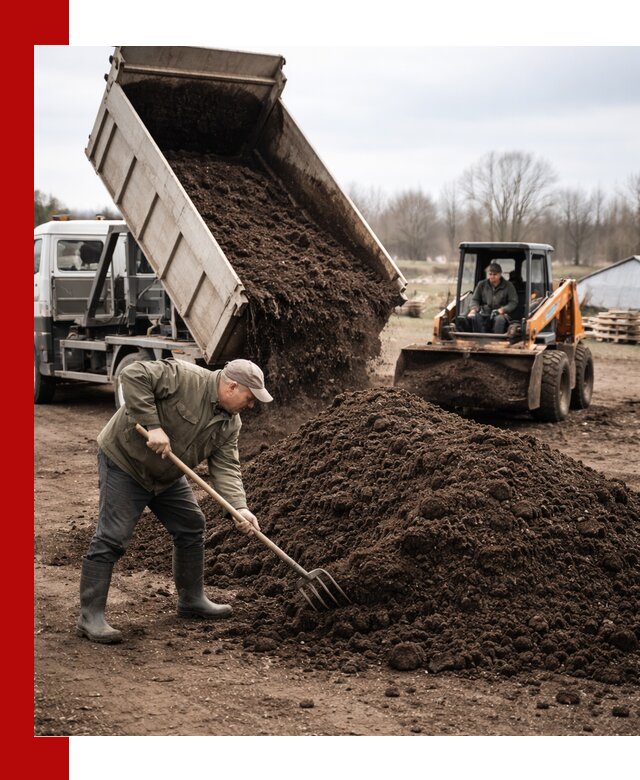 Доставка и продажа перегноя в Магадане быстро и дешево