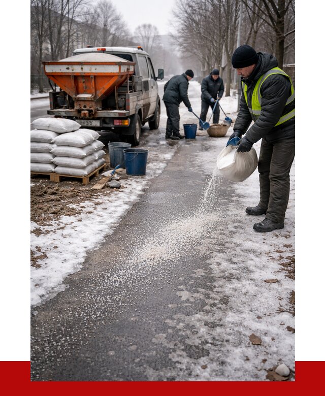 Реагент против гололеда в Магадане с доставкой от 4600 р. | ПРОНЕРУДМгд