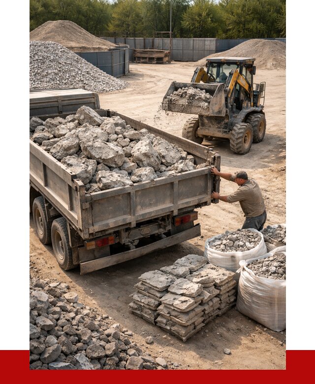 Купить бой бетона с доставкой в Магадане от 4907 р. | ПРОНЕРУДМгд