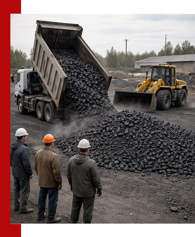 Доставка угля антрацита в Магадане с самосвалами и погрузкой