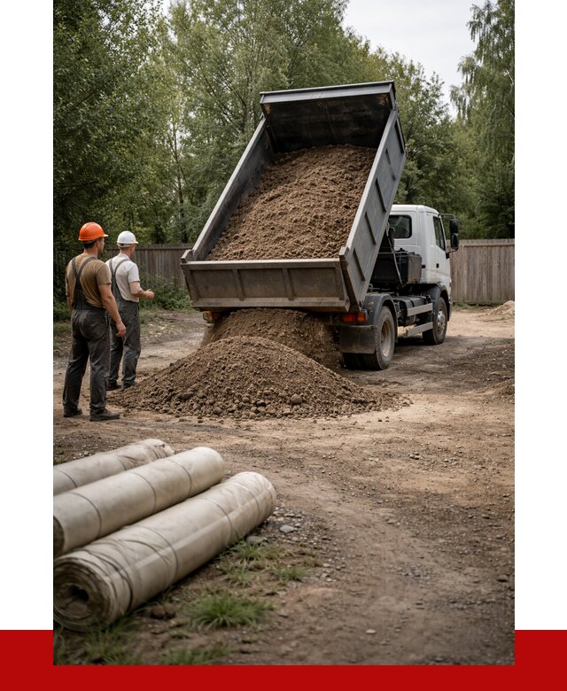 Доставка сыпучих материалов самосвалом в [cvi] от 4294 р. | ПРОНЕРУДМгд