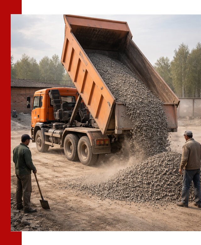 Доставка самосвалом 20 м3 в Магадане быстро и надежно