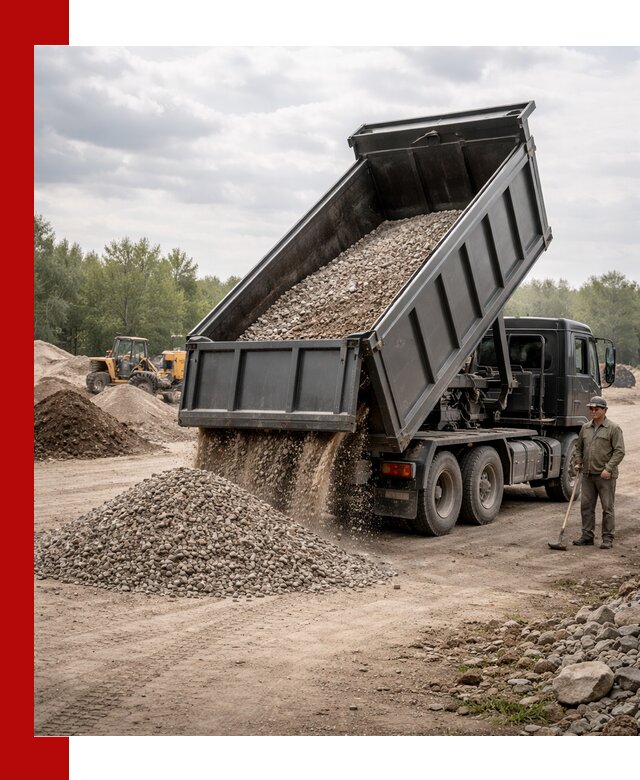 Доставка самосвалом 30 м3 по выгодным ценам в Магадане