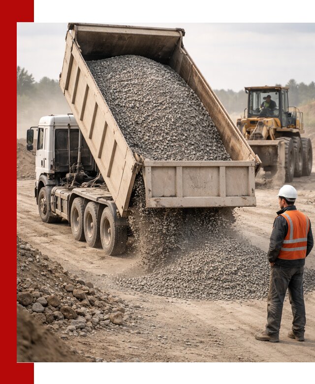 Доставка самосвалом 40 кубов цемента и сыпучих в Магадане