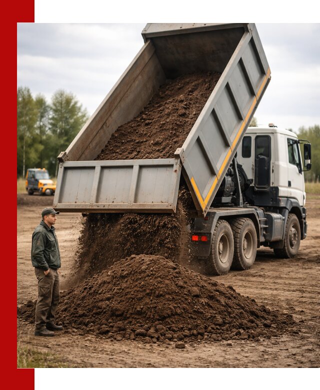 Аренда самосвала с водителем в Магадане для сыпучих грузов и навоза