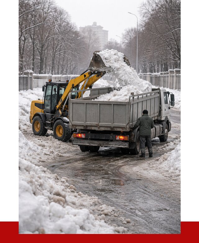 Вывоз снега с погрузкой в Магадане от 3578 р. ПРОНЕРУДМгд