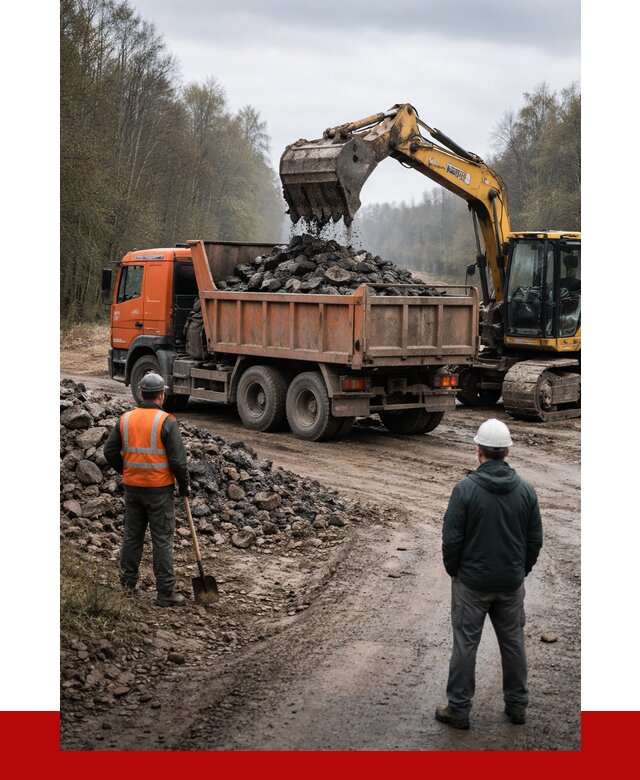 Вывоз асфальта в Магадане от 4600 р. самосвалом ПРОНЕРУДМгд
